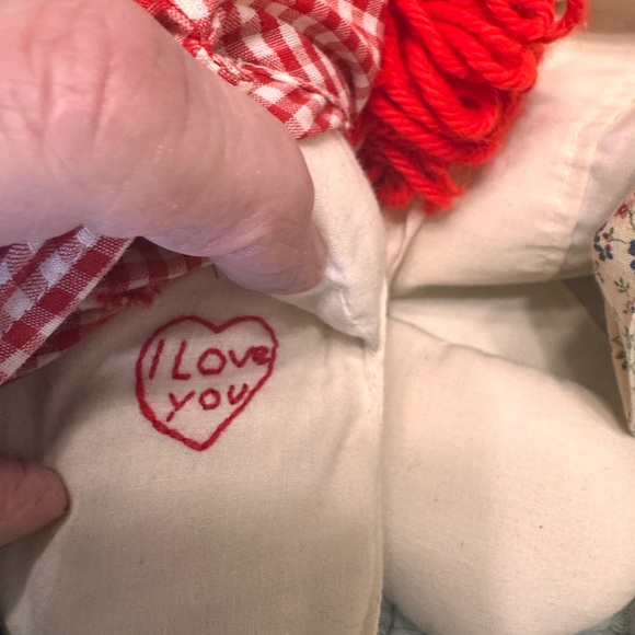 Vintage Knickerbocker Raggedy Ann and Andy Dolls 24in Tall - Picture 7 of 12